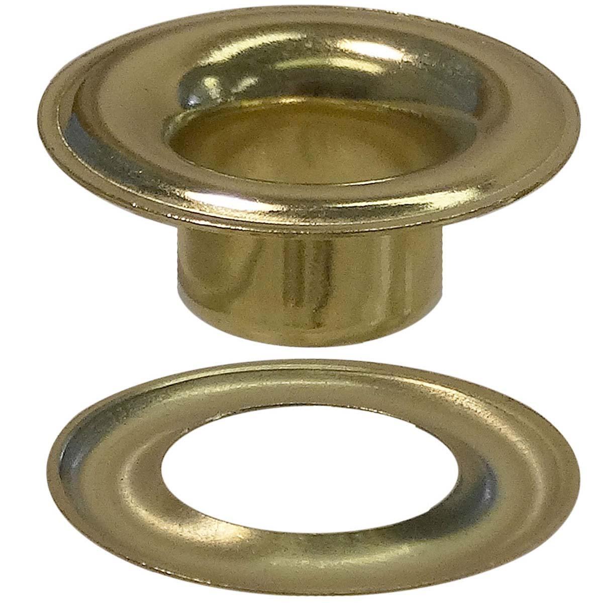 Pack of 12 Brass Grommets with Washers 1 OD Antique Finish with