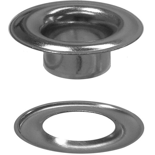 Nickel Plated Brass Grommet, Size 4